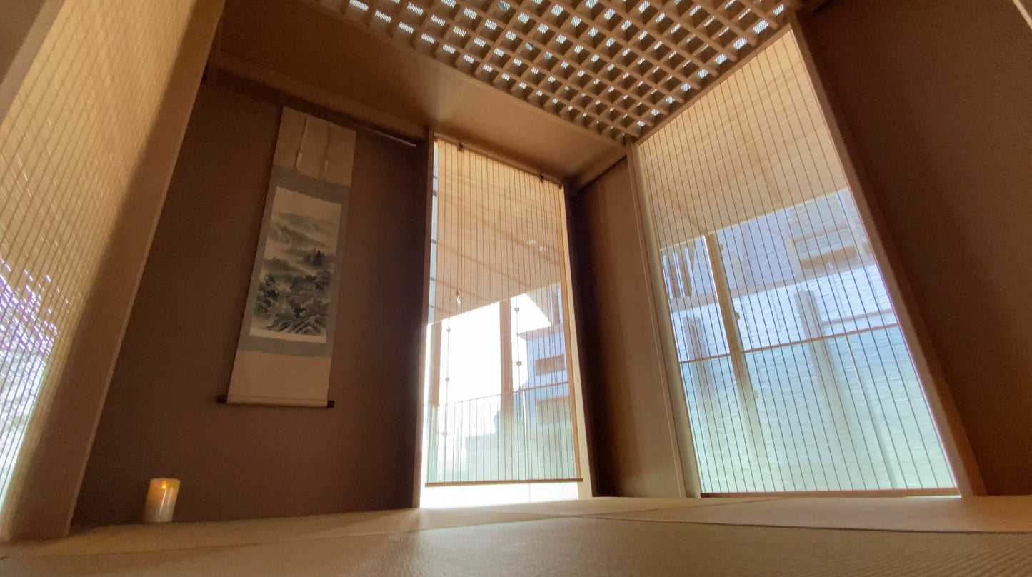 Tea Ceremony Room "ShijitsuAn" ダンボール茶室”紙日庵”
